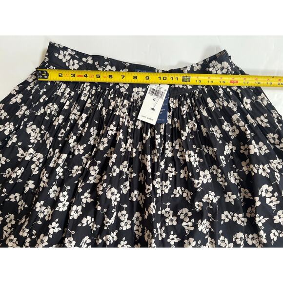Polo Ralph Lauren Pleated Full A-Line Floral Mini Skirt Women's Size 14 NWT - Picture 14 of 16